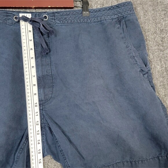 Polo Ralph Lauren Shorts Mens 3XB Big Blue 100% Linen Classic Fit Drawstring - Picture 3 of 11